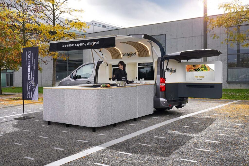 Whirlpool Experience Tour: O foodtruck inédito e inovador criado pela WHIRLPOOL e pelo PEUGEOT Design Lab