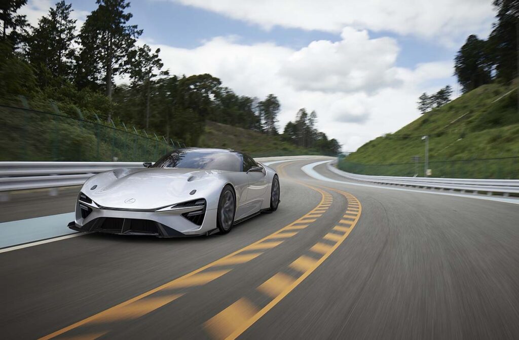 LEXUS divulga novas imagens de futuro desportivo elétrico