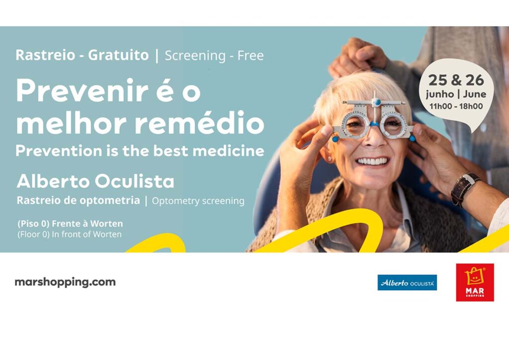 Centros MAR Shopping recebem em junho rastreio à visão e ação de sensibilização sobre Fibromialgia