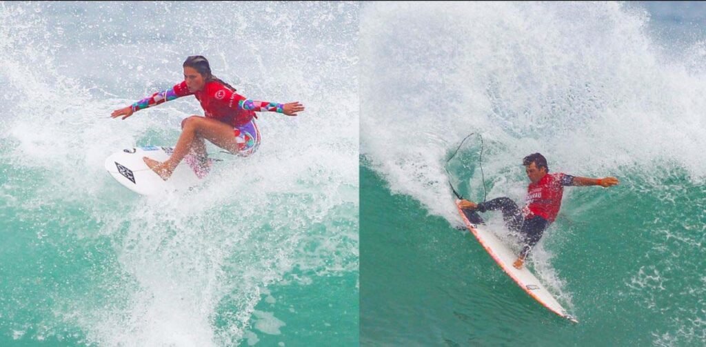 Kika Veselko e Guilherme Ribeiro campeões em Lacanau