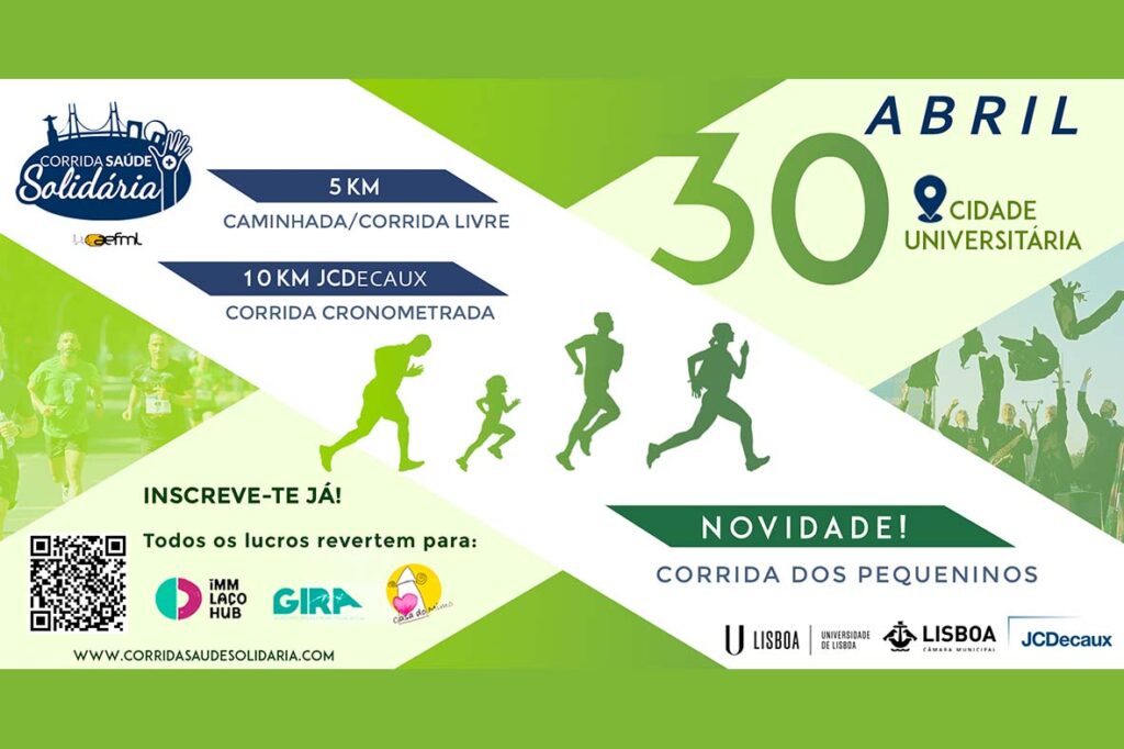 JCDecaux é patrocinador oficial da 10ª Edição da Corrida Saúde + Solidária com o objetivo de promover a atividade física e a solidariedade social