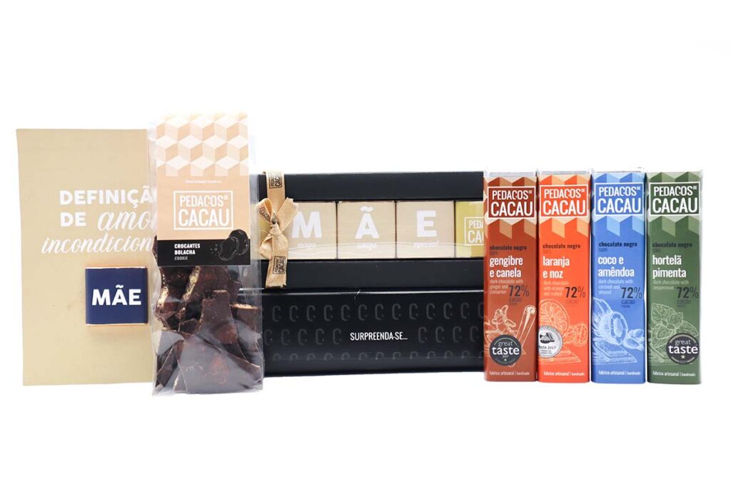 Sugestões Pedaços de Cacau para o Dia da Mãe