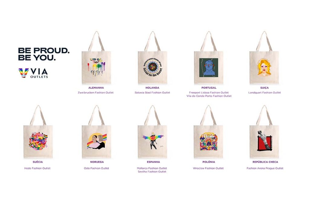 Mês do orgulho LGBTQIA+ celebrado com exposição internacional nos centros Freeport Lisboa e Vila do Conde Porto Fashion Outlets