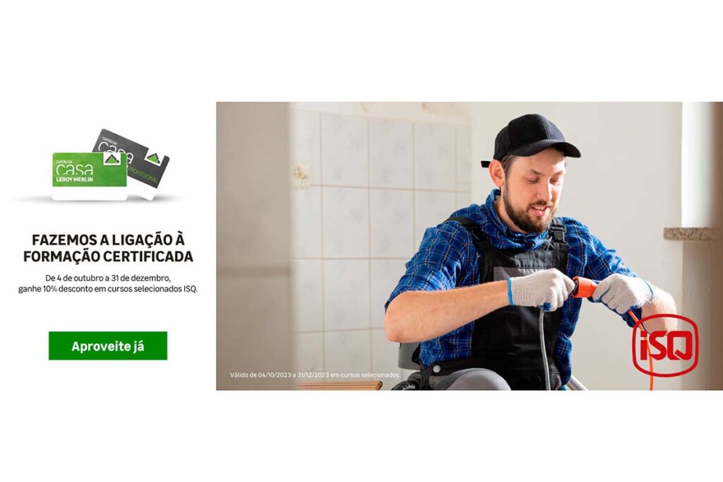 LEROY MERLIN junta-se ao ISQ para apoiar formação de profissionais