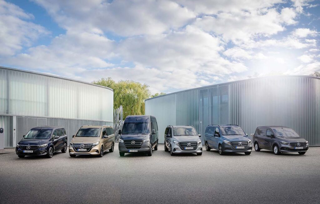 As vendas de veículos ligeiros de passageiros e de comerciais ligeiros do grupo Mercedes-Benz cresceram para 2 491 600 unidades em 2023