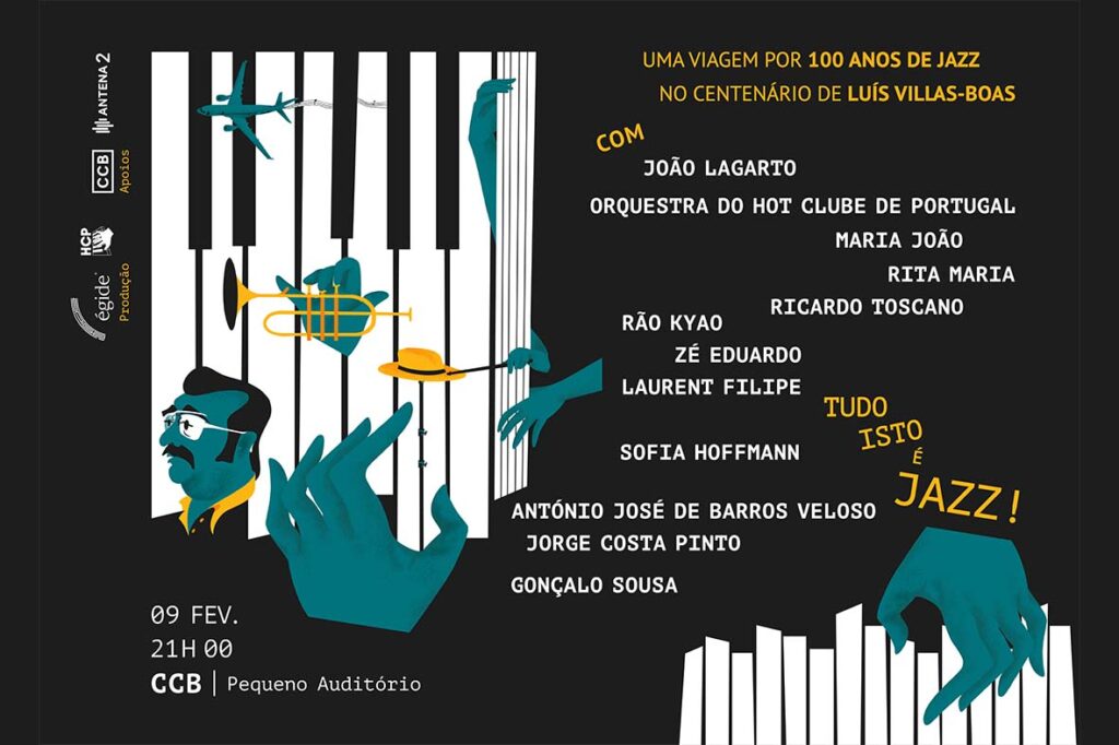 Égide promove celebração dos 100 anos de JAZZ em Portugal no CCB