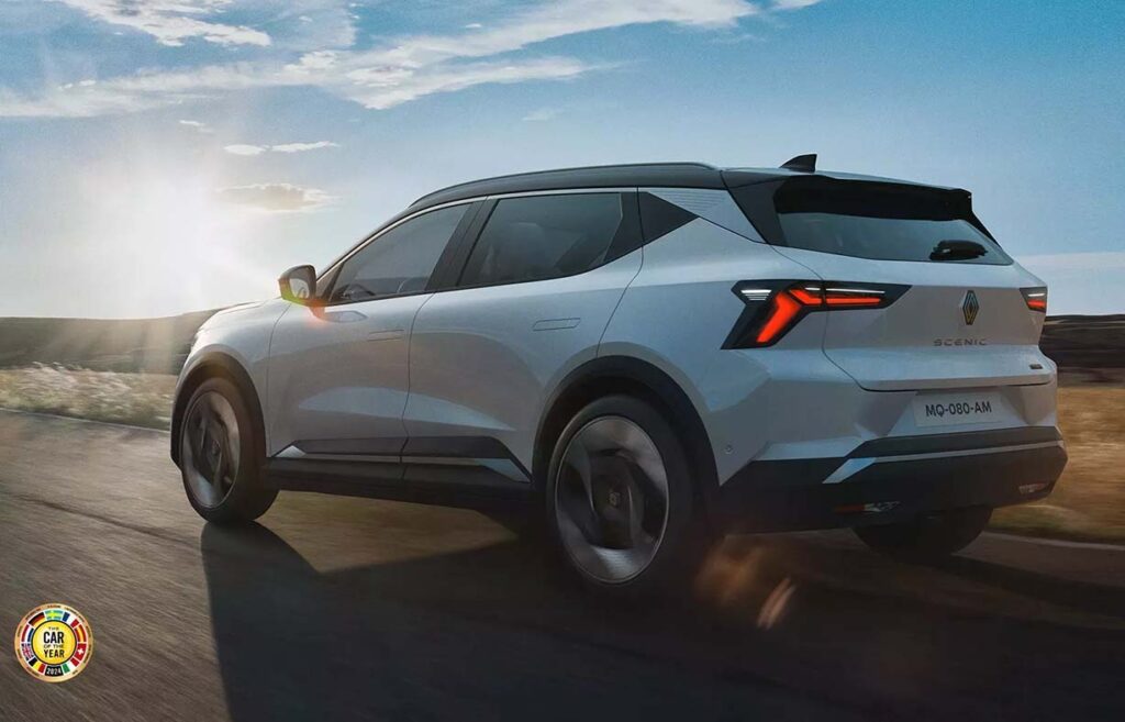 Renault Scenic E-Tech 100% elétrico eleito “Carro do Ano 2024”