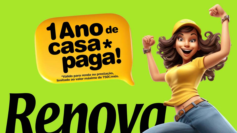 Renova paga prestação da casa com campanha “1 Ano de Casa Paga”