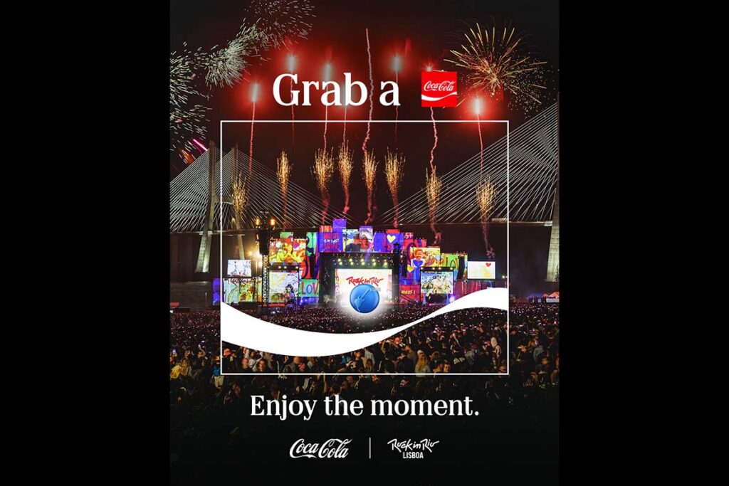 Coca-Cola celebra a sua ligação à música com uma parceria global histórica com o Rock in Rio Lisboa