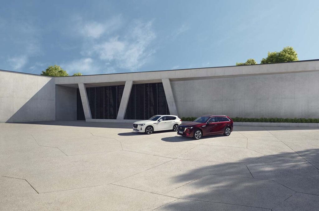 E-SKYACTIV 2.5 PHEV E 3.3 DIESEL: POTÊNCIA ESCULPIDA