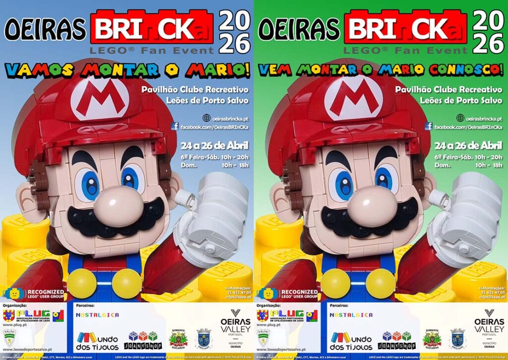 OEIRAS RECEBE MEGAEXPOSIÇÃO DE CONSTRUÇÕES LEGO®