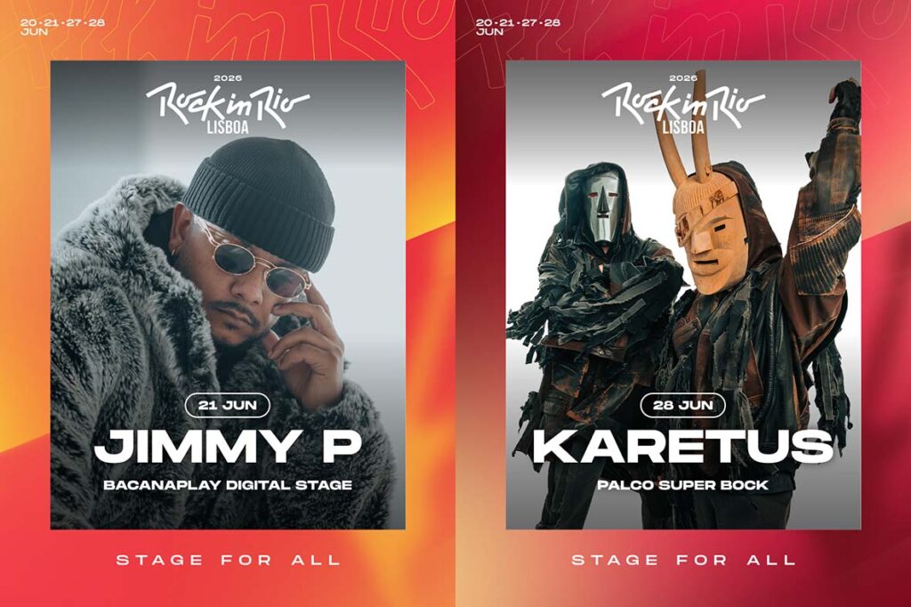 ROCK IN RIO LISBOA E COCA-COLA LEVAM ROAD TO ROCK IN RIO A BRAGA E ORGANIZAÇÃO ANUNCIA KARETUS E JIMMY P NO FESTIVAL