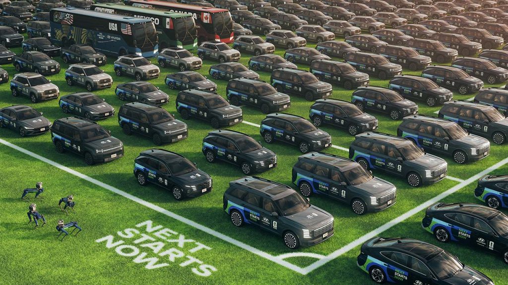 HYUNDAI com a maior operação de mobilidade e robótica de sempre durante o Campeonato do Mundo FIFA 2026™