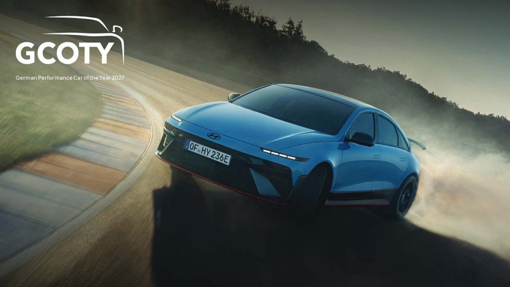 HYUNDAI reforça série de distinções com a vitória do IONIQ 6 N nos German Car of the Year